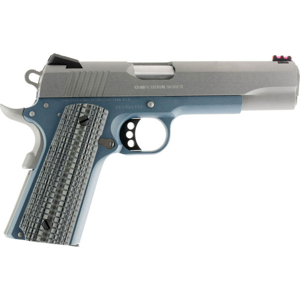 COLT'S MANUFACTURING 1911 Competition .45 ACP 5in 8rd Stainless/Blue Titanium Semi-Automatic Pistol (O1070CCS-BT)