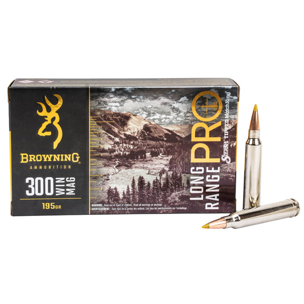 BROWNING LRP 300 Win Mag 195Gr Sierra MatchKing BTPT Rifle Ammo (B192503001)