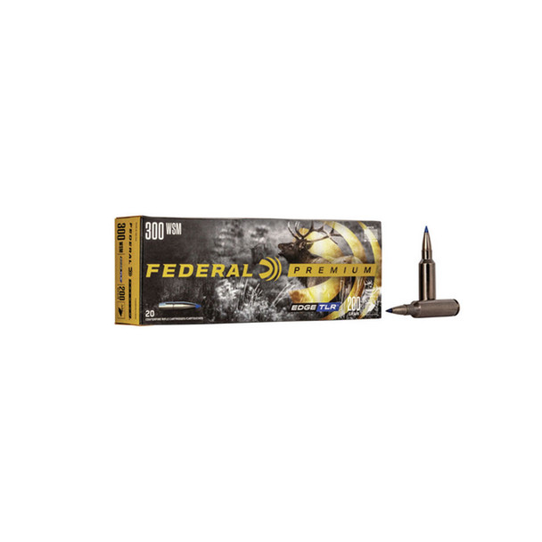 FEDERAL Premium .300 Win Short Magnum 200Gr Edge TLR 20rd Box Rifle Ammo (P300WSMETLR200)