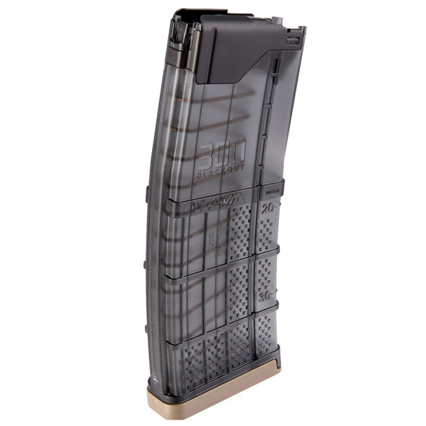 LANCER L5AWM 300 Blackout 30rd Translucent Smoke Magazine (999-000-4280-01)