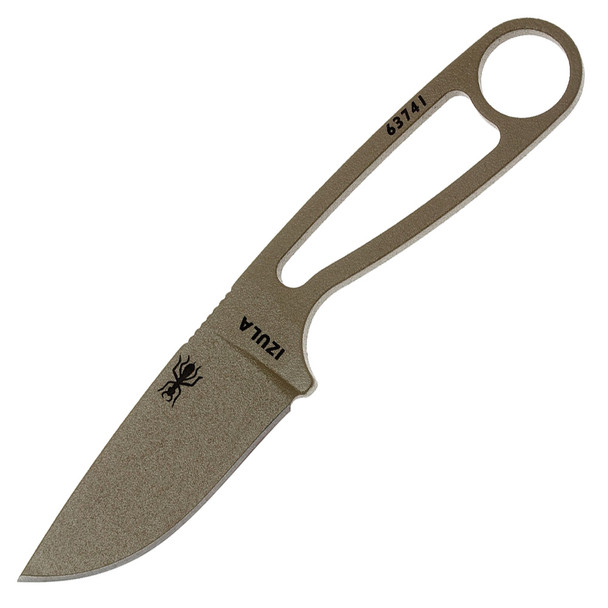 ESEE KNIVES Izula Dark Earth 2.63in Knife with Black Sheath (IZULA-DE)