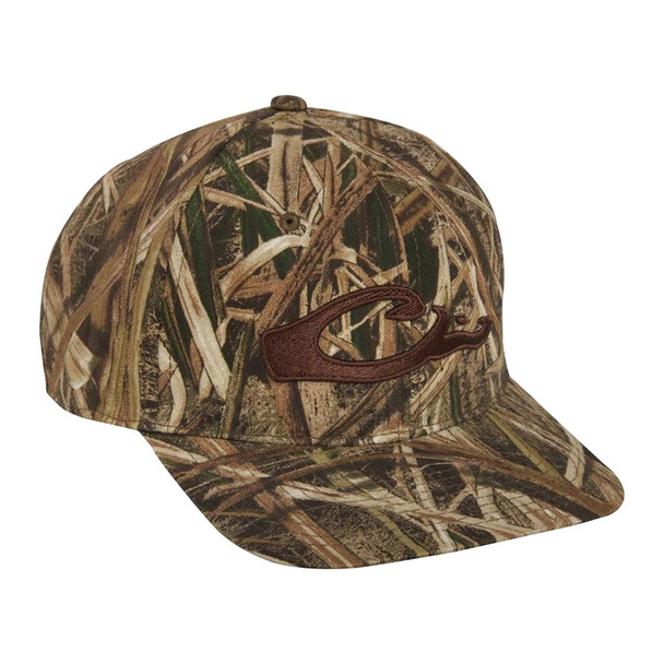 DRAKE Camo Flat Bill Mossy Oak Blades Cap (DH3009-013)