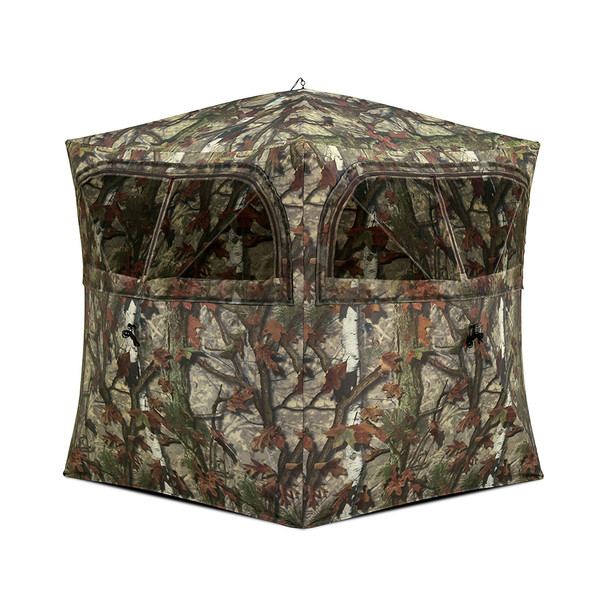 BARRONETT Grounder 250 67in Blood Trail Woodland Camo Hunting Blind (GR251BT)