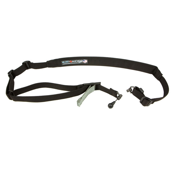 BLUE FORCE Padded Vickers 2-To-1 Red Swivel Black Sling (VCAS-2TO1-RED-200-AA-BK)