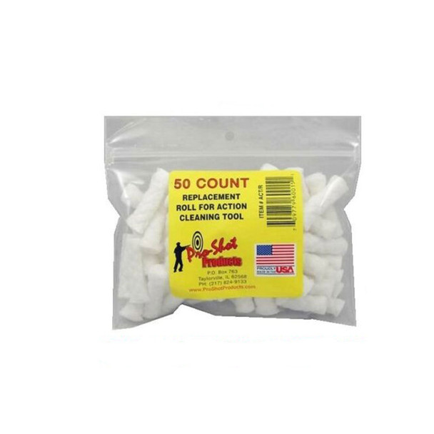 PRO-SHOT 50 Replacement Cotton Rolls for Action Cleaning Tool (PHOACT/R)