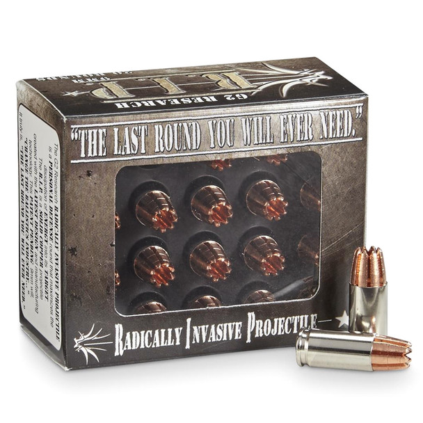 G2 RESEARCH RIP 9mm 92Gr HP 9 Fragment 20Rd Box Ammo (RIP-9MM)