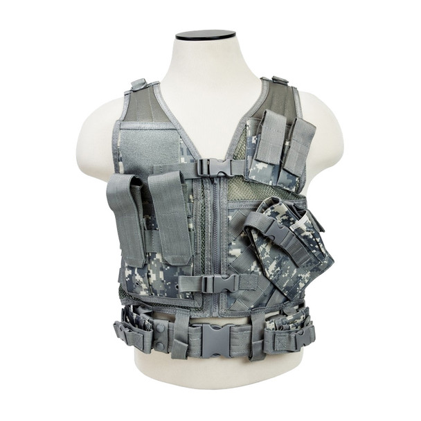 NCSTAR Tactical Digital Camo XS-S Vest (CTVC2916D)
