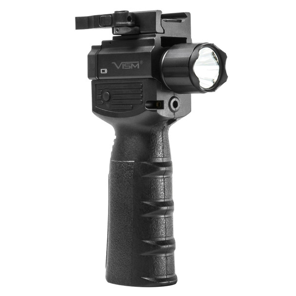 NCSTAR Vism By Ncstar Gen2 Vertical Grip with Strobe Flashlight and Red Laser (VAQVGFLRV2)