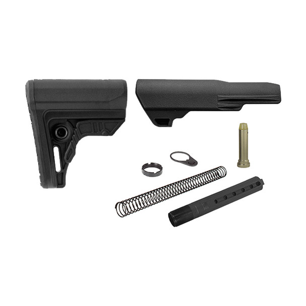 UTG PRO AR15 Ops Ready S4 Mil-Spec Black Stock Kit (RBUS4BM)