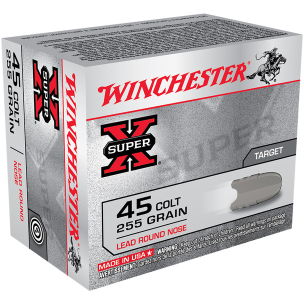 WINCHESTER Super-X 45 Colt 255Gr 20rd Box Bullets (X45CP2)