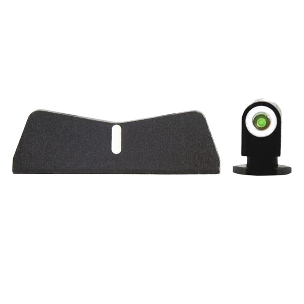 XS SIGHT SYSTEMS DXW Standard Dot Tritium Front/White Stripe Rear Sight for Glock 42/43/43X/48 (GL-0003S-4)