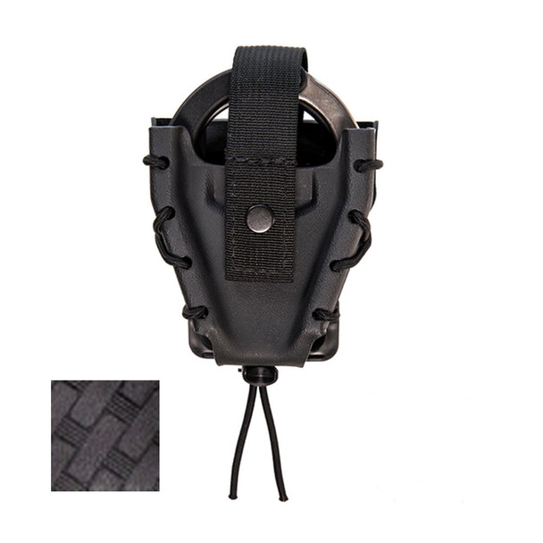 COMP-TAC HSGI Slick Handcuff TACO Black Basket Weave U-Mount Pouch (11DCK2BW)