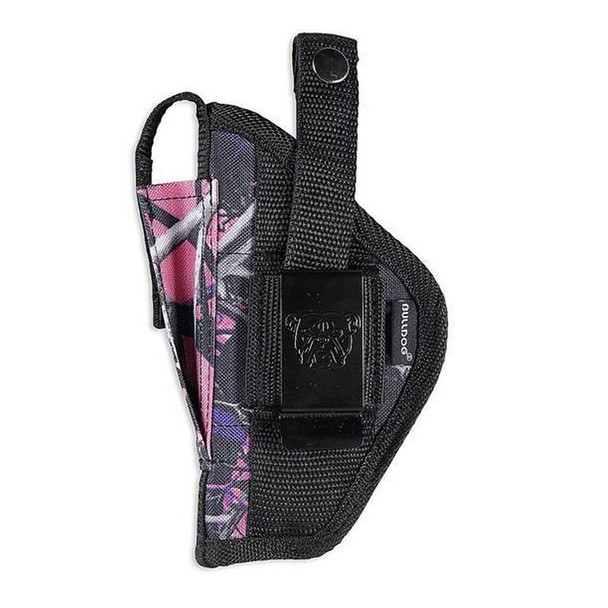 BULLDOG CASES Extreme Size 1 Muddy Girl Camo Mini Pistol Holster (FSN1MDG)