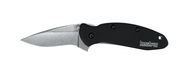 KERSHAW Scallion Blackwash Folding Knife (1620BLKBW)