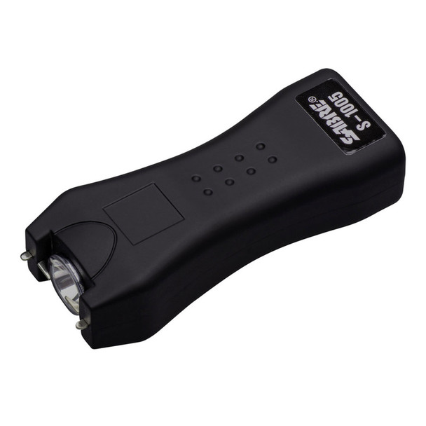 SABRE 2-in-1 Black Stun Gun and Flashlight with Belt Holster (S-1005-BK)
