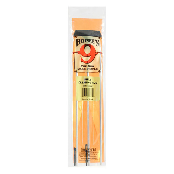 HOPPE'S 3 Piece Aluminum .22 Caliber Cleaning Rod (3PA22)