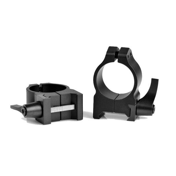 WARNE Maxima 1in Quick Detach Medium Matte Rings (201LM)