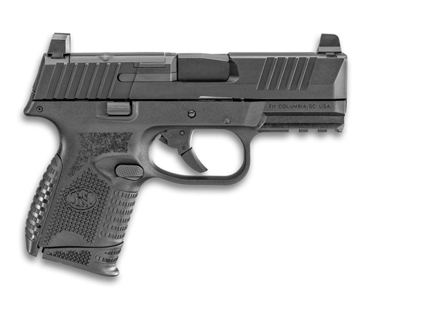 FN AMERICA FN 509 Compact MRD NMS 9mm 3.7in 12rd/15rd Black Pistol (66-100571)