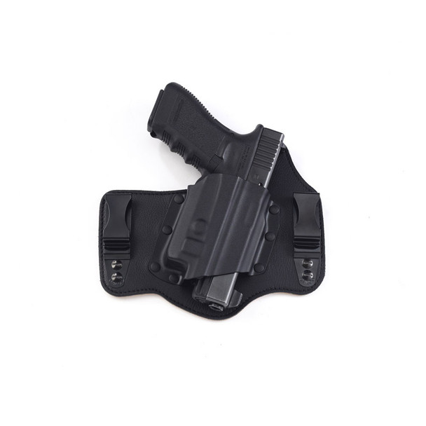 GALCO KingTuk for Glock 17 with Viridian Laser Right Hand Polymer,Leather IWB Holster (KT682B)