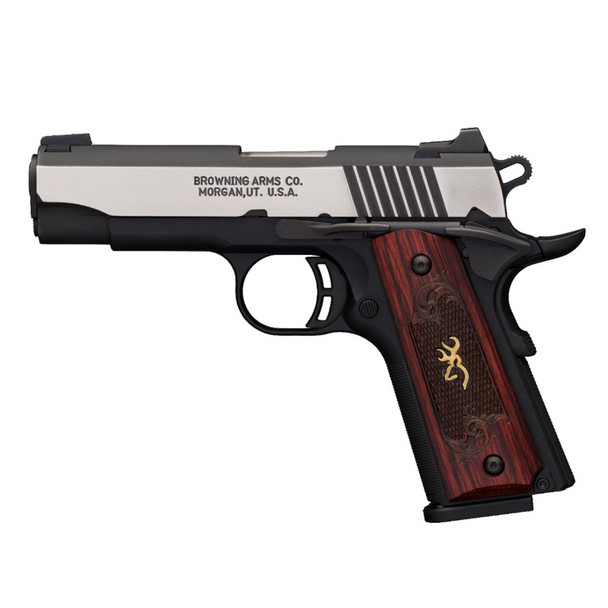 BROWNING 1911-380 Black Label Medallion Pro Compact .380 ACP 3.625in 8rd Semi-Automatic Pistol (051913492)