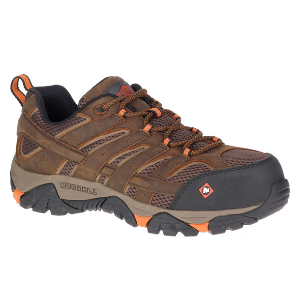 MERRELL Men's Moab Vertex Vent Comp Toe Wide Width Work Shoe