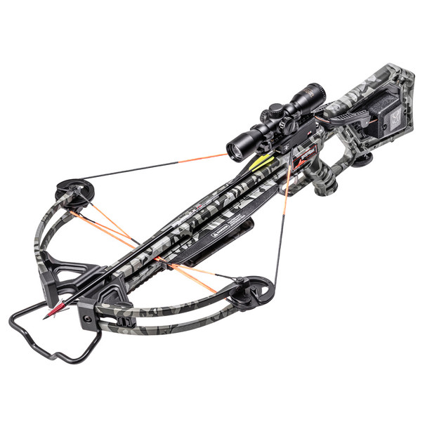 WICKED RIDGE Invader 400 ACUdraw 50/Pro-View Scope Peak Camo Crossbow Package (WR20005-9521)