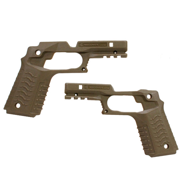 RECOVER TACTICAL CC3H Tan 1911 Grip and Rail System (CC3HT)