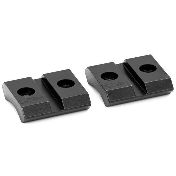 WARNE Anschutz 2PC Steel Matte Black Scope Base (M824/824M)