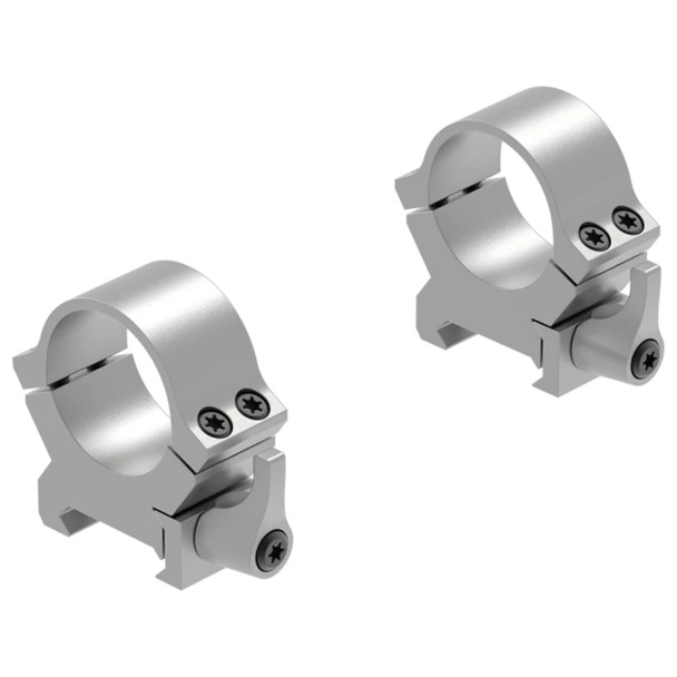 LEUPOLD QRW2 1in Medium Silver Scope Rings (174069)