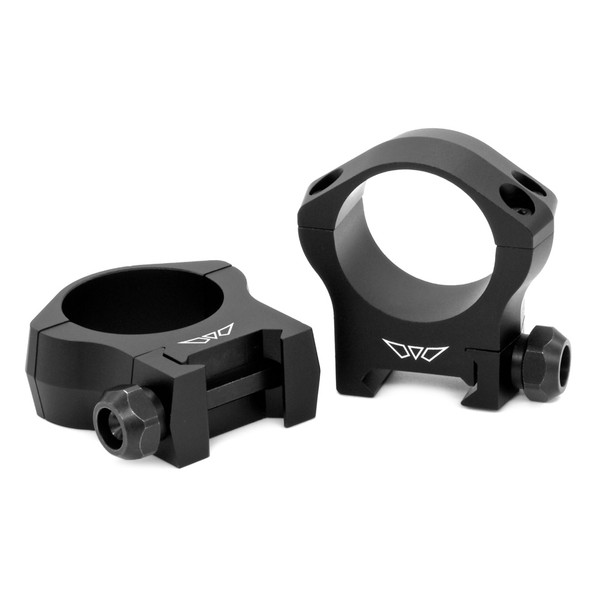 WARNE Mountain Tech 1 inch Medium Matte Rings (7201M)