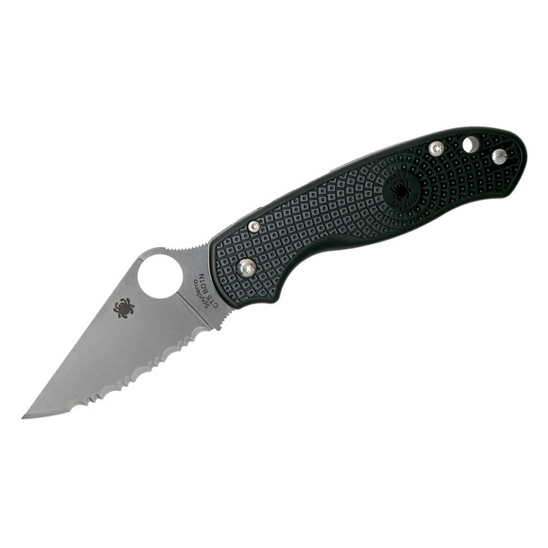 SPYDERCO Para 3 Lightweight 2.92in Black Knife (C223SBK)