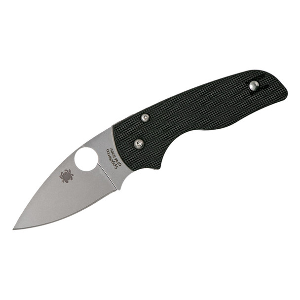 SPYDERCO Lil Native 2.45in G-10 Black Compression Lock Knife (C230GP)