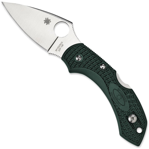 SPYDERCO Dragonfly 2 Lightweight British Racing Green ZDP-189 2.25in Folding Knife (C28PGRE2)