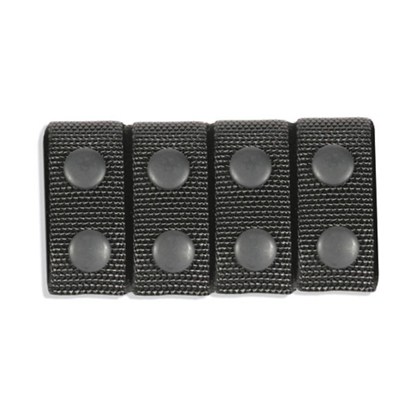 BLACKHAWK Traditional Cordura Belt Keepers, 4, Black (44B351BK)