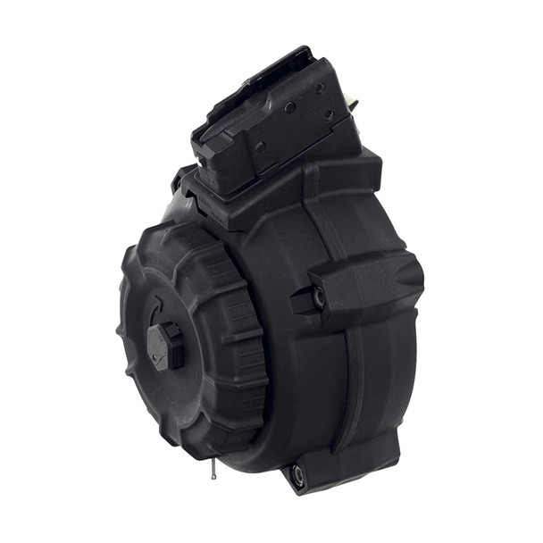 PROMAG Fits AK-47 Fits 7.62x39mm 50rd Polymer Black Drum Magazine (DRM-A9)