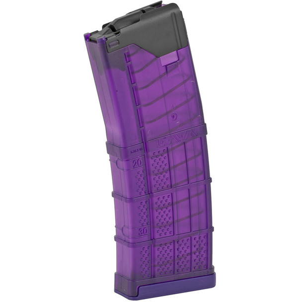 LANCER 223 Remington/556 NATO 30Rd Translucent Purple Magazine For AR Rifles (999-000-2320-50)