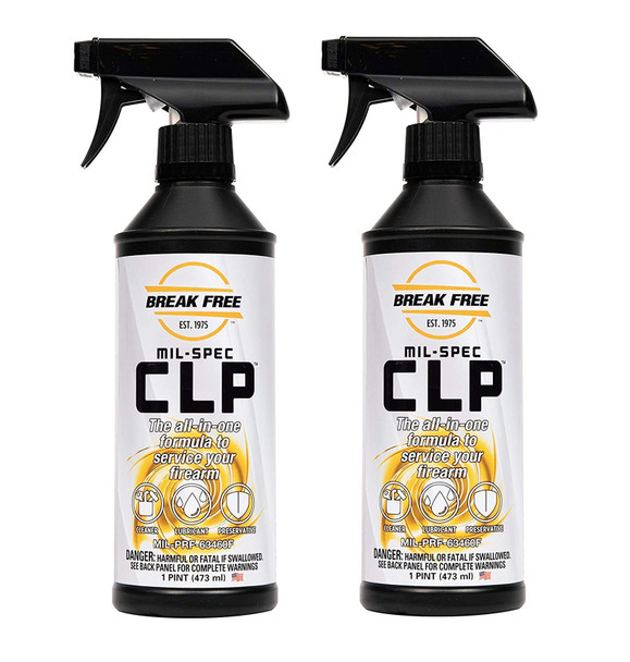 BREAKFREE CLP-5 Cleaner Lubricant Preservative with Trigger Spraye, Set of 2 (CLP5-x2-BUNDLE)