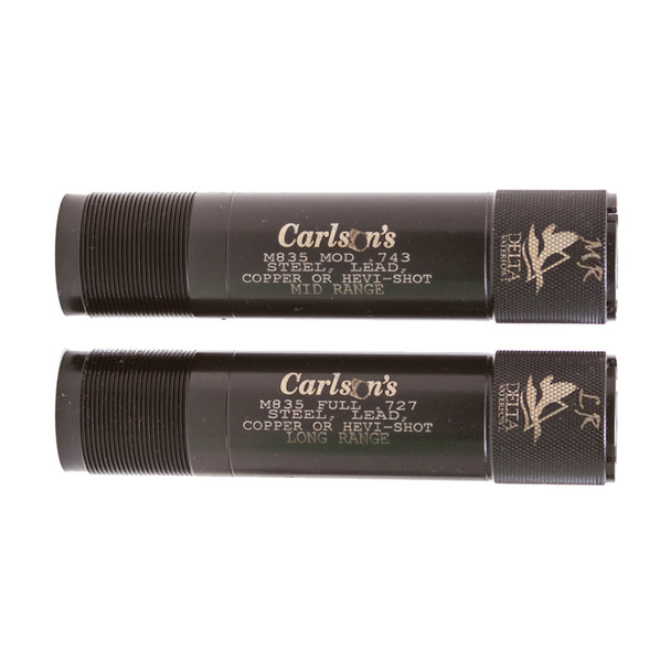 CARLSONS Delta Waterfowl Fits Mossberg 835/935 12Ga 2-Pack Extended Choke Tube (12068)
