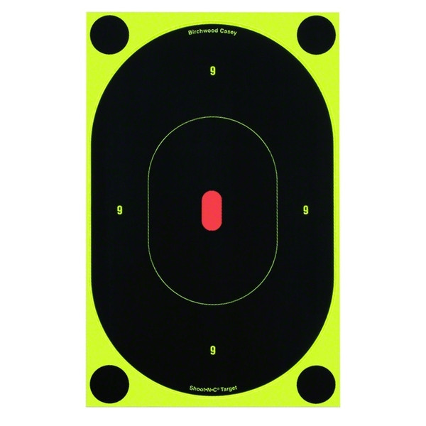 BIRCHWOOD CASEY Shoot-N-C 7in 12 Silhouette Targets (34710-12)