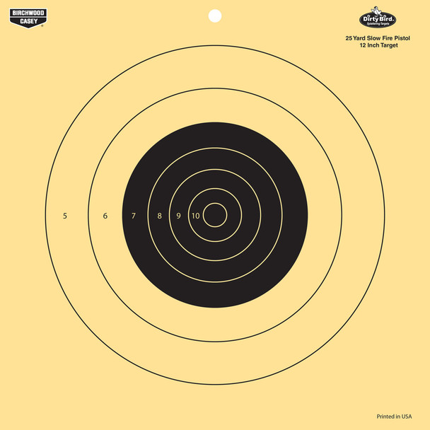 BIRCHWOOD CASEY Dirty Bird 12in 25 Yard 12 Pistol Reactive Targets (35022)