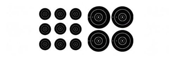 BIRCHWOOD CASEY Dirty Bird 3in Bull's-Eye 192 Targets (35309)