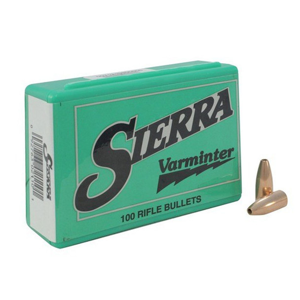 SIERRA Varminter 30 Caliber/7.62mm 110Gr HP 100/Box Rifle Bullets (2110)