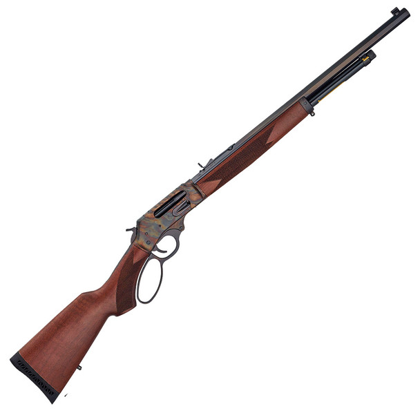 HENRY Side Gate 45-70 Gov 22in 4rd Octagon American Walnut RH with Large Loop Lever Rifle (H010GCC)
