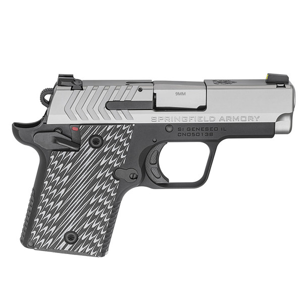 SPRINGFIELD ARMORY 911 9mm 3in Stainless Pistol with 2 Mags (PG9119S)