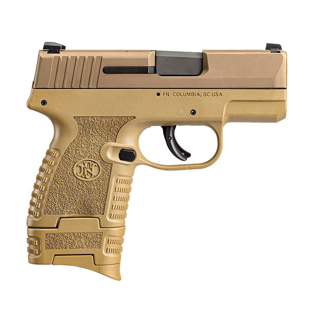 FN AMERICA 503 9mm 3.1in 6rd/8rd Mags Striker Standard FDE/FDE Pistol (66-100098-9)