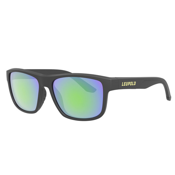 LEUPOLD Katmai Matte Black Frame/Emerald Mirror Lens Sunglasses (179099)