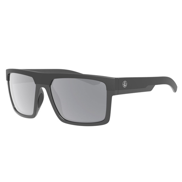 LEUPOLD Becnara Matte Black/Gloss Black Frame, Shadow Gray Flash Lens Sunglasses (179102)