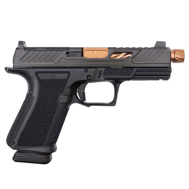SHADOW SYSTEMS MR920 Elite 9mm 4.5in Threaded Bronze Barrel 15rd Optic Ready Black Pistol (SS-1009)