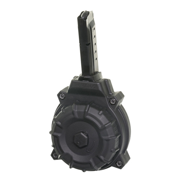 PROMAG For Smith & Wesson Shield 9mm 50rd Polymer Black Drum Magazine (DRM-A15)