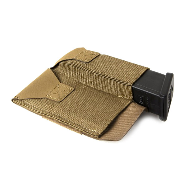 BLUE FORCE Belt Mounted Ten-Speed Coyote Brown Double Pistol Mag Pouch (BT-TSP-PISTOL-2-CB)